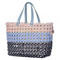 Shopper handbag - Maze mini Lagoon Blue mix