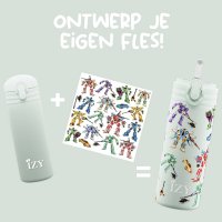 IZY Kinderdrinkfles 'Green Transformers' - 350ml