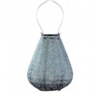 Lampion Tulip - 20cm Fiore - Grijsblauw