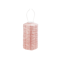Lampion Cilinder - 18cm Paisley-Roze