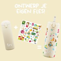 IZY Kinderdrinkfles 'Yellow School' - 350ml