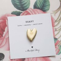 Broche 'Hartje' - goud