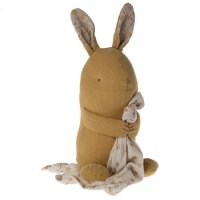 Lullaby friends - Konijn met knuffeldoekje en muziek Dusty Yellow