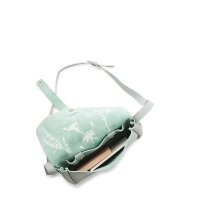 Handtas Picking flowers Medium Dusty green