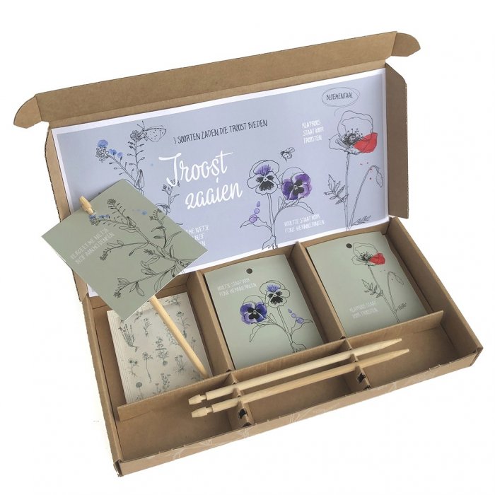 Kado doosje "Troost zaaien"