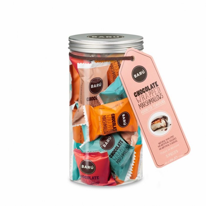 Marshmallow Gift tube - 15 stuks